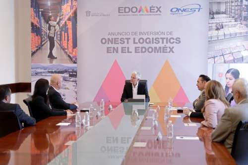 Anuncia Alfredo del Mazo proyecto de inversión para Onest Logistics en Tepotzotlán